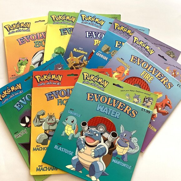 Pokemon Other - Bundle of 8 Pokémon Evolvers Flip Books Gotta catch 'em all! Collectable